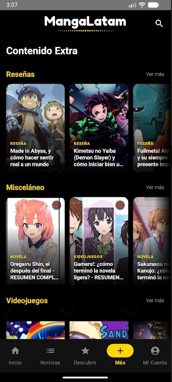 MangaLatam漫画运行截图