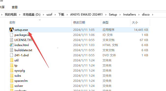 ANSYS EMA3D 2024 R1���ļ����