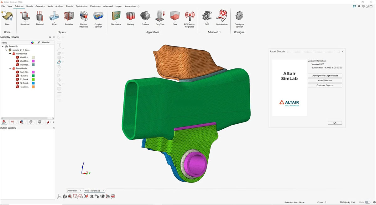 Altair SimLab 2026中文激活版运行截图