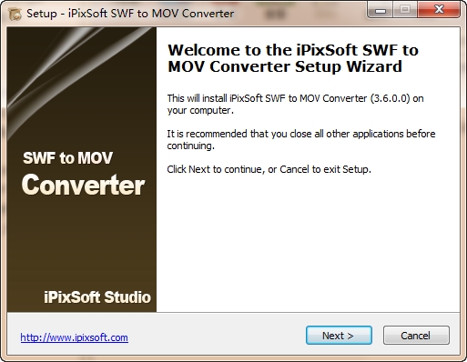 swfתmov��ʽת����iPixSoft SWF to MOV Converter