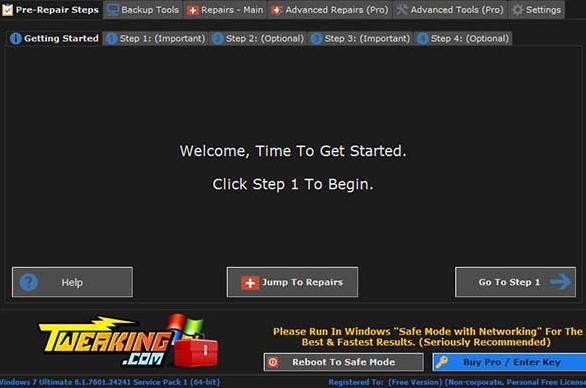Tweaking.com-Windows Repair 2018 Pro破解版