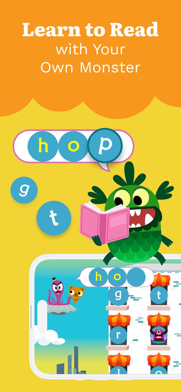 Teach Your Monster to Read 孩子学习游戏画面