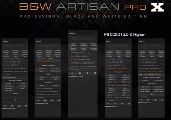 风光黑白明度蒙版扩展B&W ARTISAN PRO X 风光黑白明度蒙版扩展B&W ARTISAN PRO X
