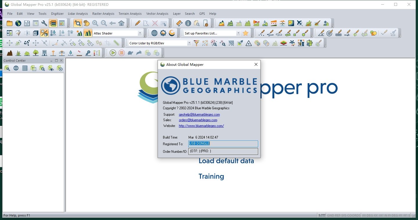 Global Mapper Pro 25������Ѱ����н�ͼ