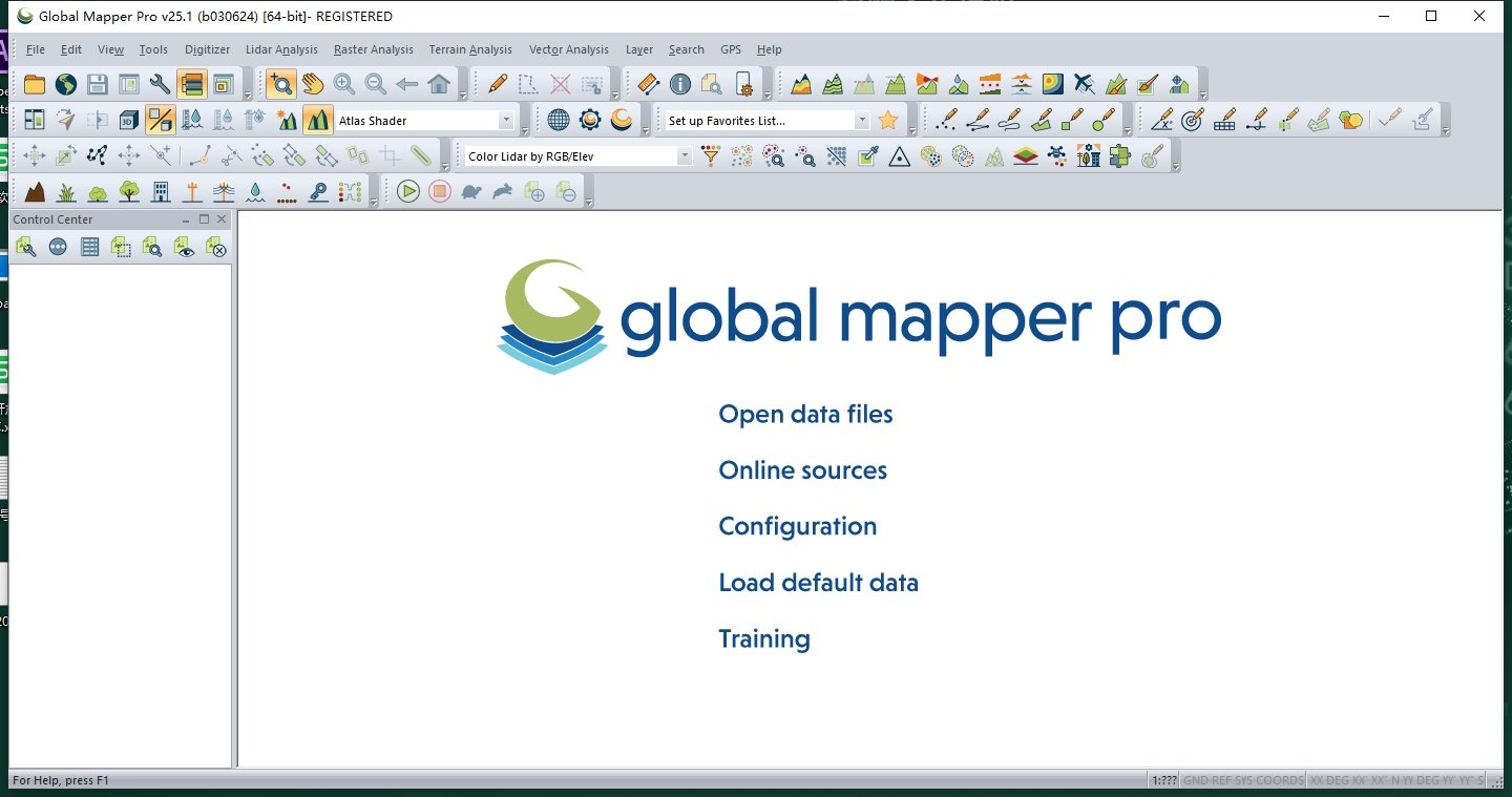 Global Mapper Pro 25������Ѱ����н�ͼ
