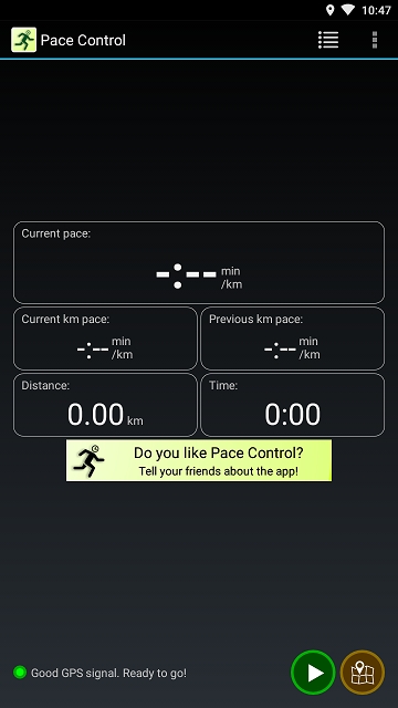 Pace Control(步速控制) Pace Control(步速控制)