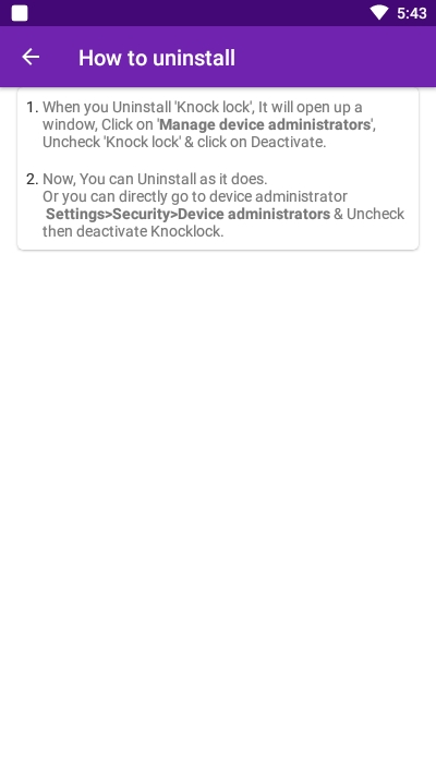 应用锁(Knock lock screen) 应用锁(Knock lock screen)