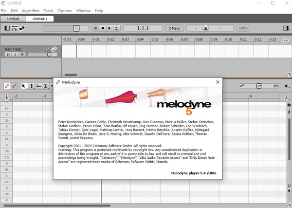 Melodyne 5 Windows完整版运行截图