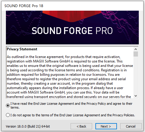 Magix Sound Forge Pro 18中文激活版运行截图