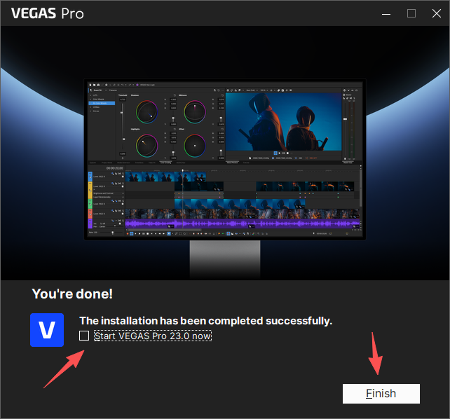 VEGAS Pro 23中文激活版运行截图