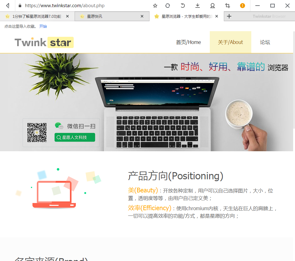 星愿浏览器(Twinkstar)便携版 绿色版常见问题解决