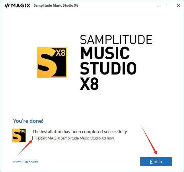 MAGIX Samplitude Music Studio X8中文版运行截图