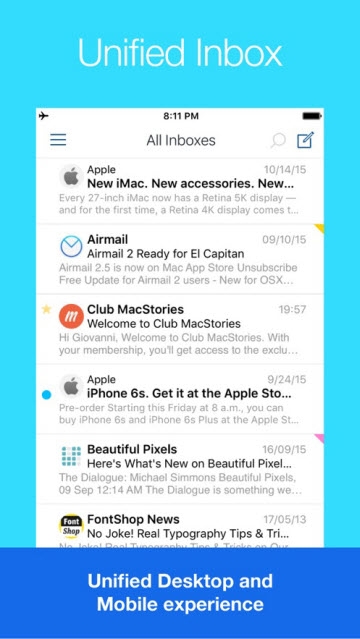 iphone邮件客户端Airmail iphone邮件客户端Airmail