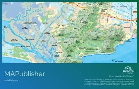 Avenza MAPublisher for Adobe Illustrator地图制作器 Avenza MAPublisher for Adobe Illustrator地图制作器