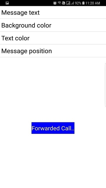 转发呼叫通知(Forwarded Call Notification) 转发呼叫通知(Forwarded Call Notification)