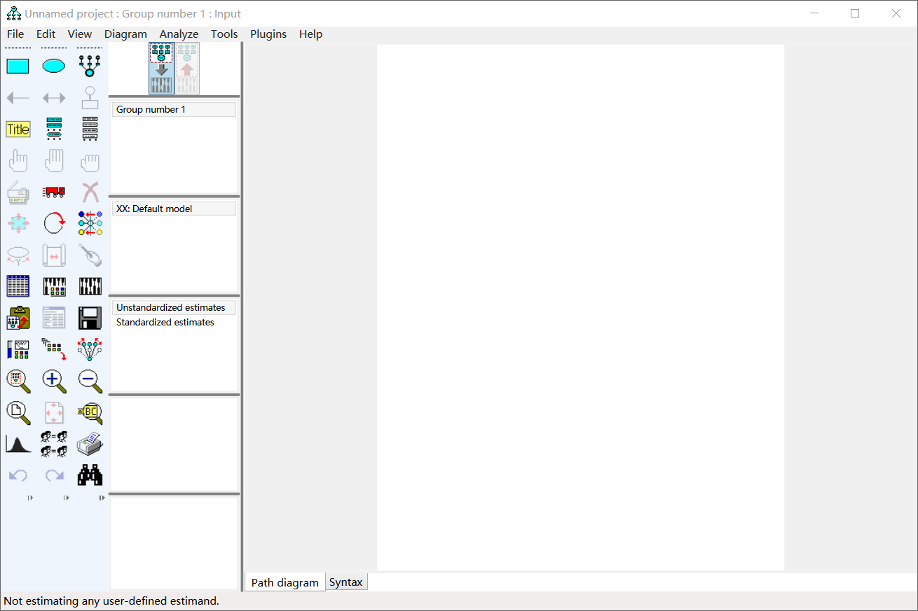 IBM SPSS Amos 29中文激活版运行截图