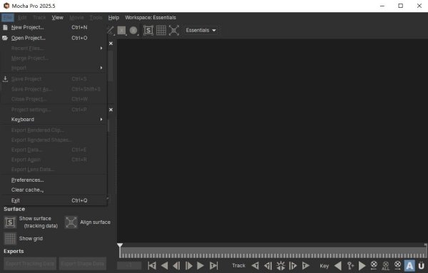 Mocha Pro 2025汉化完整版运行截图