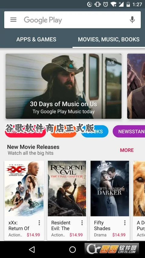 谷歌软件商店正式版运行截图