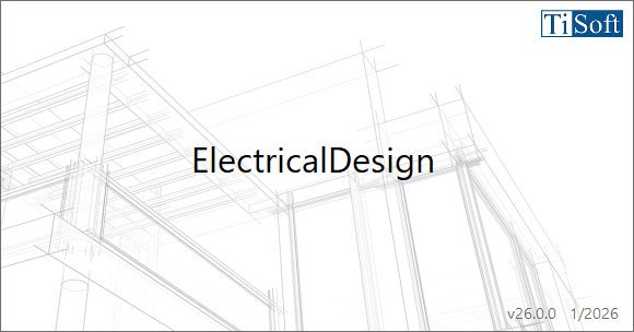 TiSoft Electrical Design 2026激活版电气设计软件运行截图