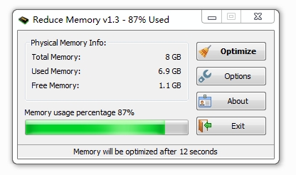 ReduceMemory内存一键清理工具 ReduceMemory内存一键清理工具