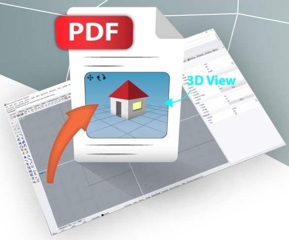 Rhino模型导出pdf插件Simlab 3D PDF Exporter Rhino模型导出pdf插件Simlab 3D PDF Exporter