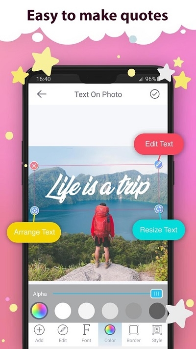 Text on Photo Photos Text Editor & Text Quotes