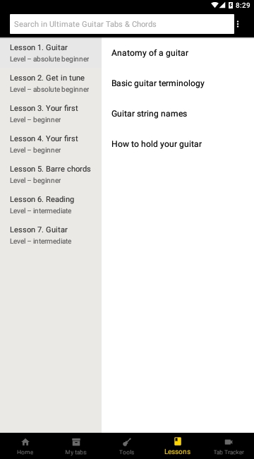 Ultimate Guitar Tabs软件 Ultimate Guitar Tabs软件
