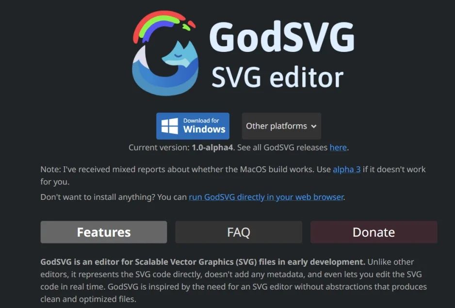 GodSVG运行截图