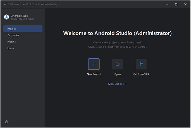 android studio 2026中文免费版运行截图