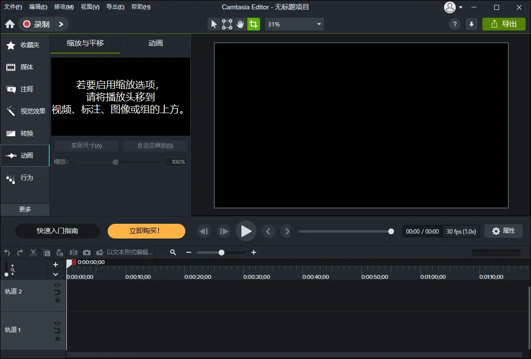 TechSmith Camtasia运行截图