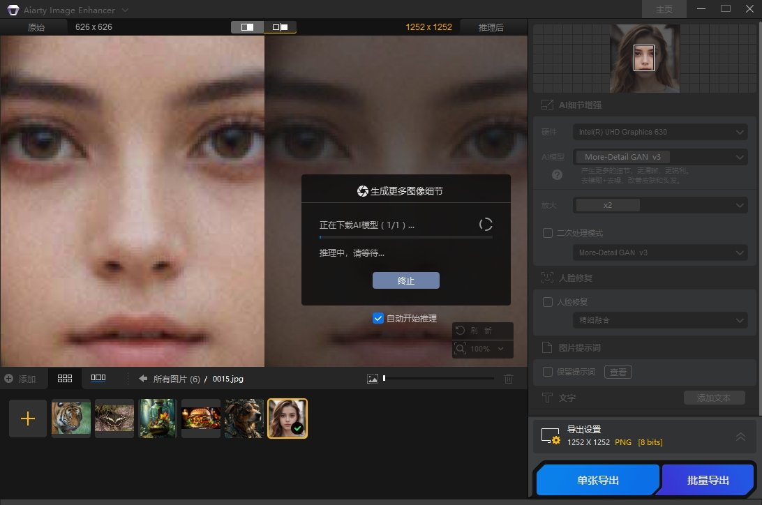 Aiarty Image Enhancer 3.5汉化激活版运行截图