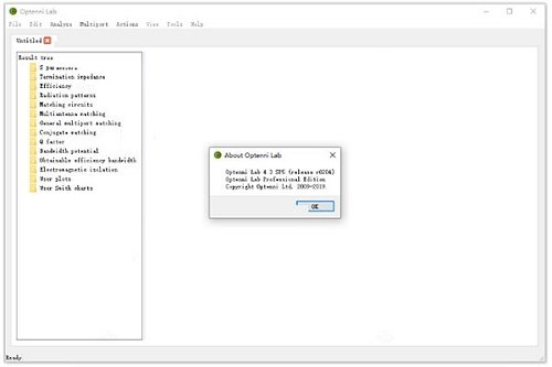 Optenni Lab 4.3中文激活版运行截图