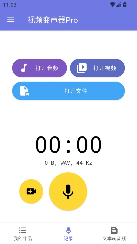 视频变声器Pro运行截图