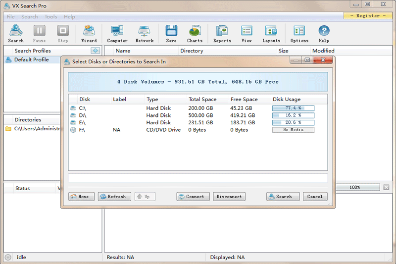 VX Search 18.2.34中文免费版运行截图