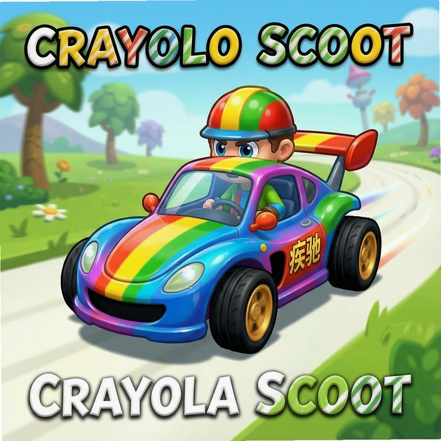 绘彩疾驰Crayola Scoot运行截图