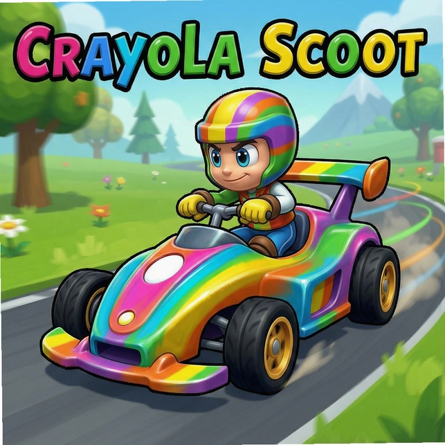 绘彩疾驰Crayola Scoot运行截图