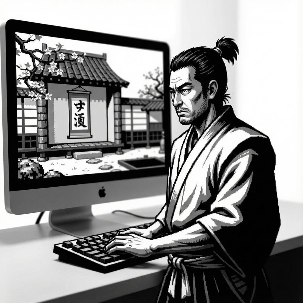 黑白武士道运行截图