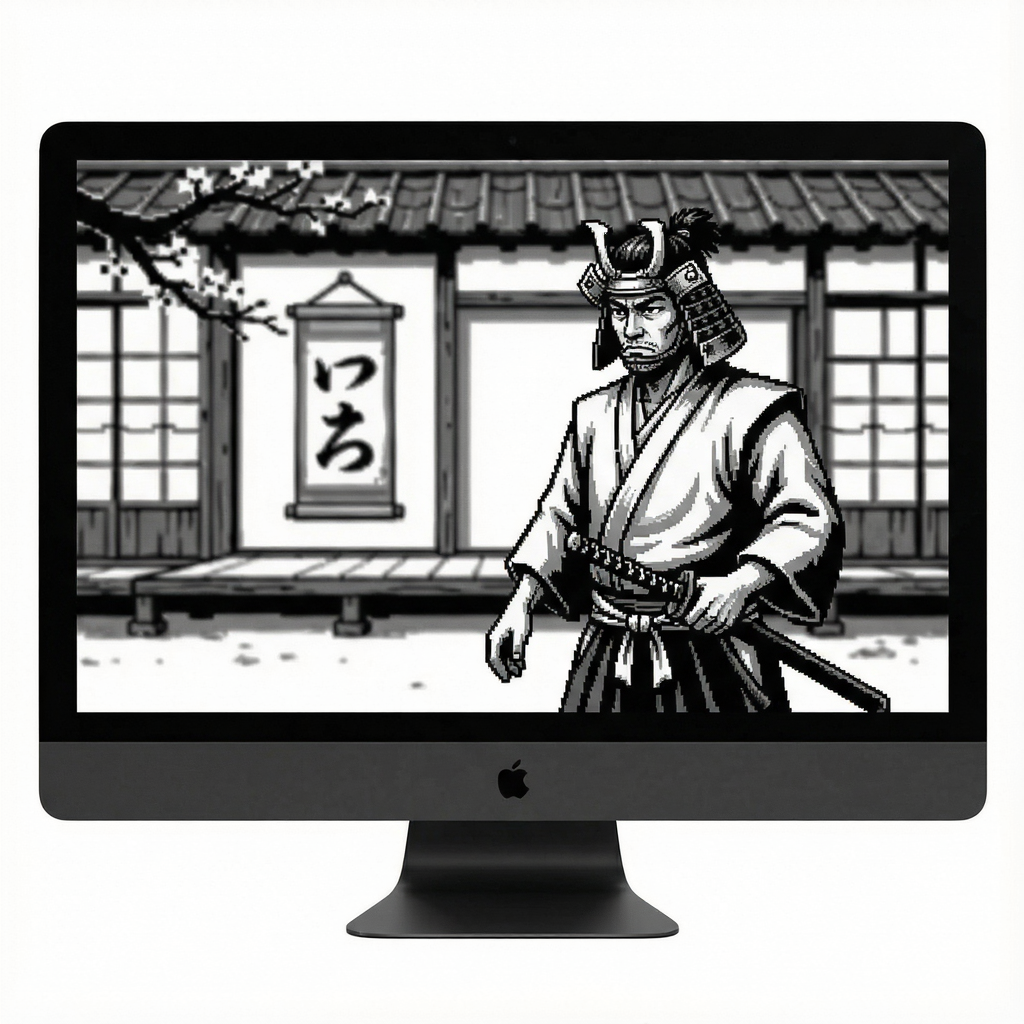 黑白武士道运行截图