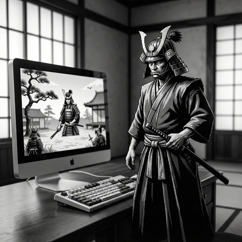 黑白武士道运行截图