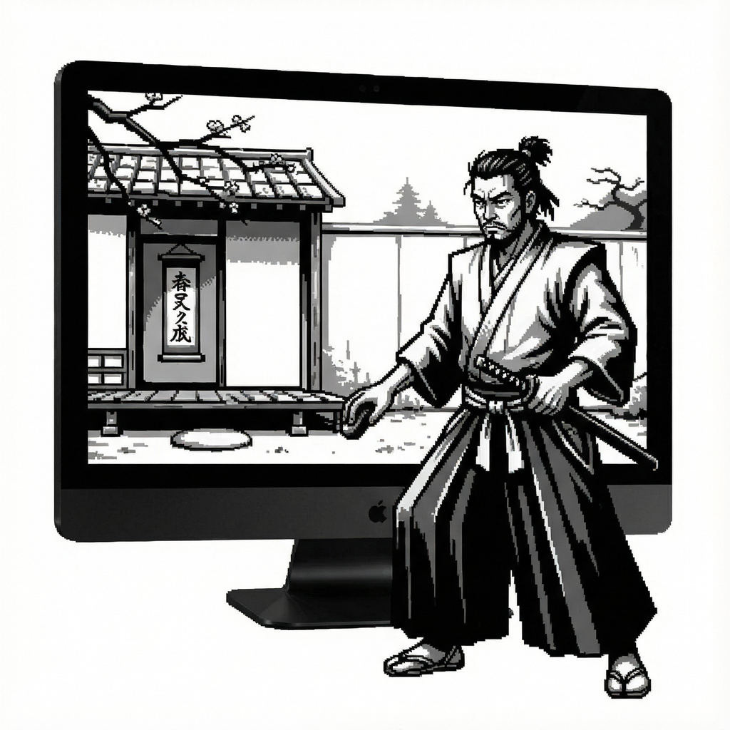 黑白武士道运行截图