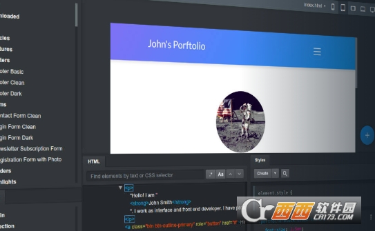 Bootstrap Studio网页制作工具 Bootstrap Studio网页制作工具