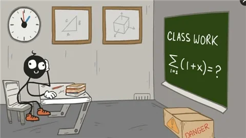 火柴人逃离学校运行截图