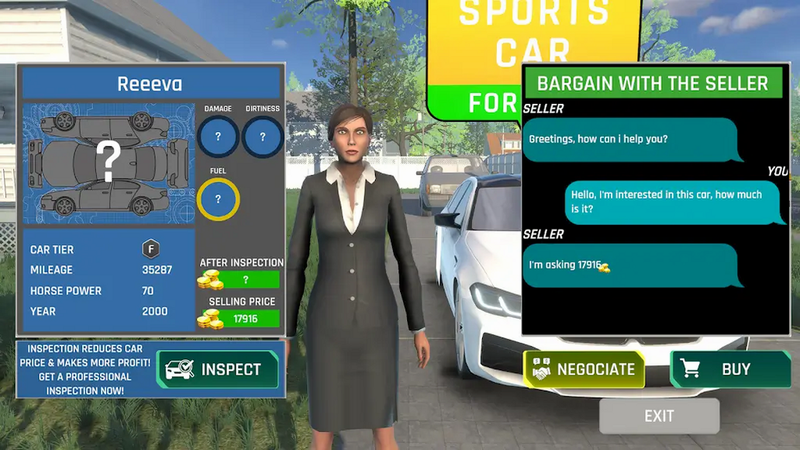 Car Dealer 2026 Sales Sim 特色展厅