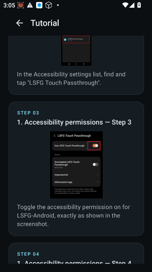 LSFG Android汉化版运行截图