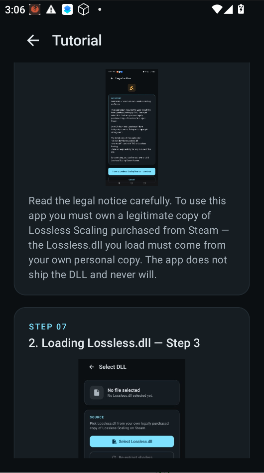 LSFG Android汉化版运行截图