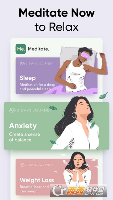 BetterMe Calm Sleep Meditate app BetterMe Calm Sleep Meditate app