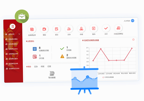 大东人大 功能亮点 界面