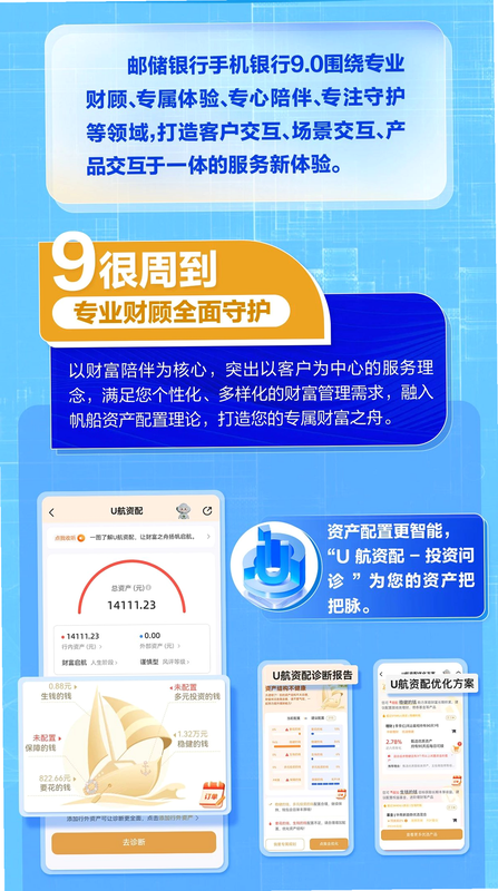 邮智行 功能亮点 手机银行