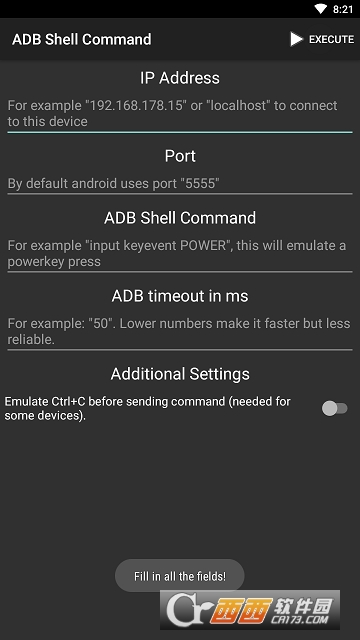 ADB Shell(Tasker插件) ADB Shell(Tasker插件)