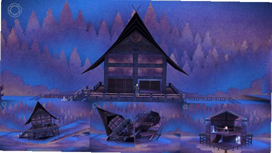 天神(Tengami)游戏 剪纸风格 解谜玩法